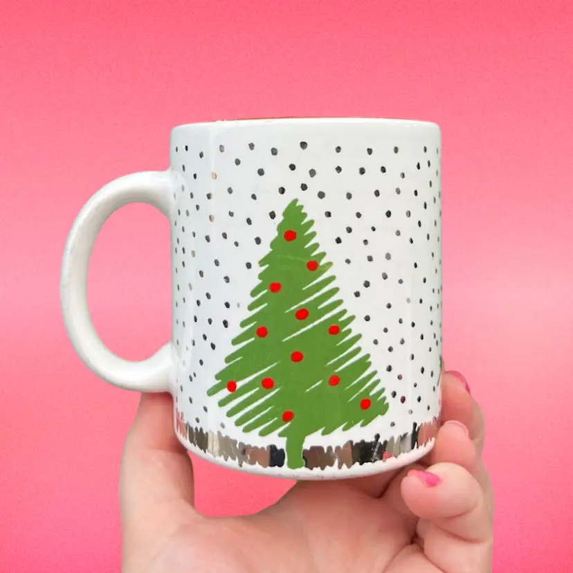 Waechtersbach Spain Ceramic Christmas Tree Mug