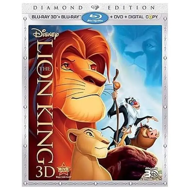 The Lion King (Four-Disc Diamond Edition Blu-ray 3D / Blu-ray / Digital Copy) [3D Blu-ray] LIKE NEW NO DVD VERSION