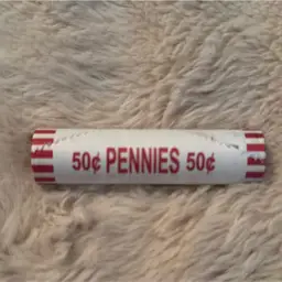 #01 1- Bank Roll Of Pennies Look For  2025 ?