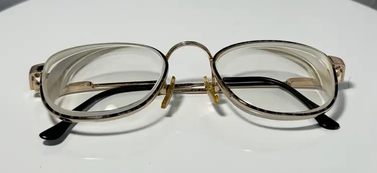 On Guard Eyeglasses OG-035 Z87 51-20-140 Gold Frame Only (j7)