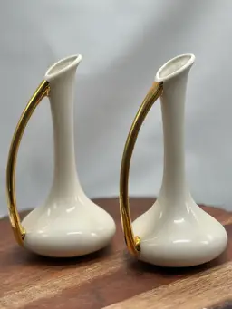 Vintage MCM Pair Grecian Style Gold Handles From Germany