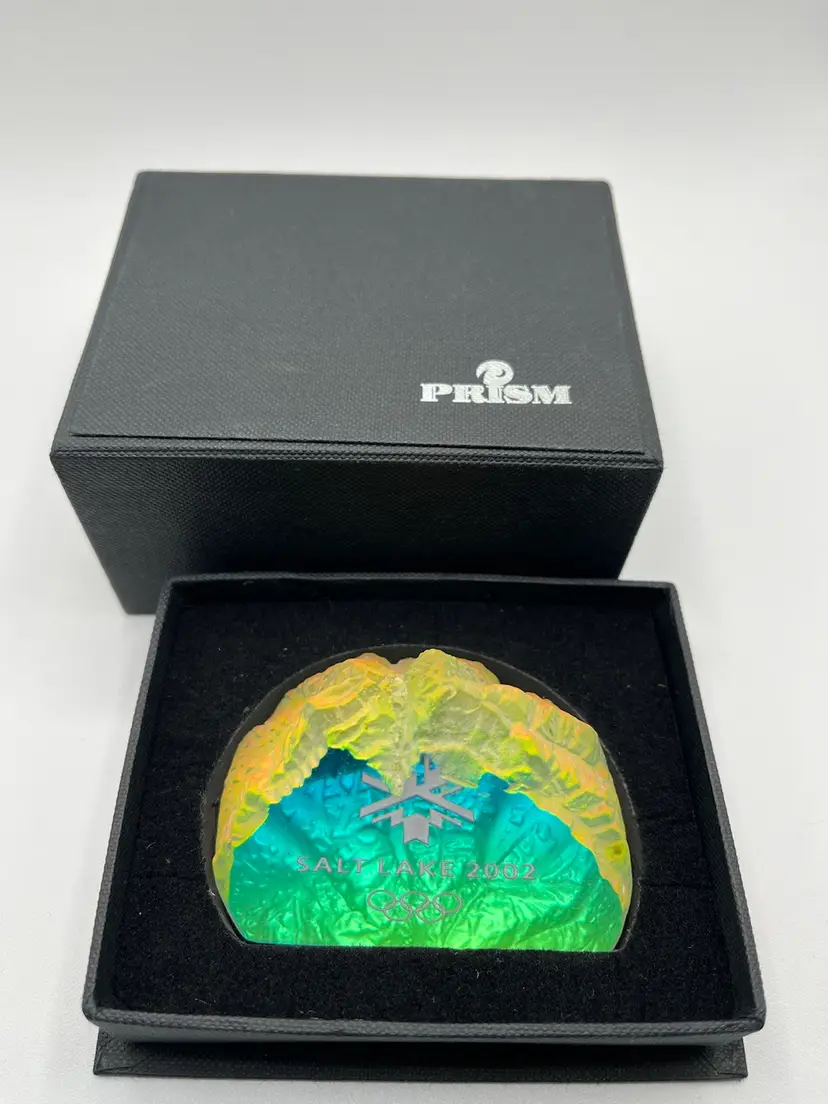 Official Licensed Salt Lake Olympics 2002 Glass