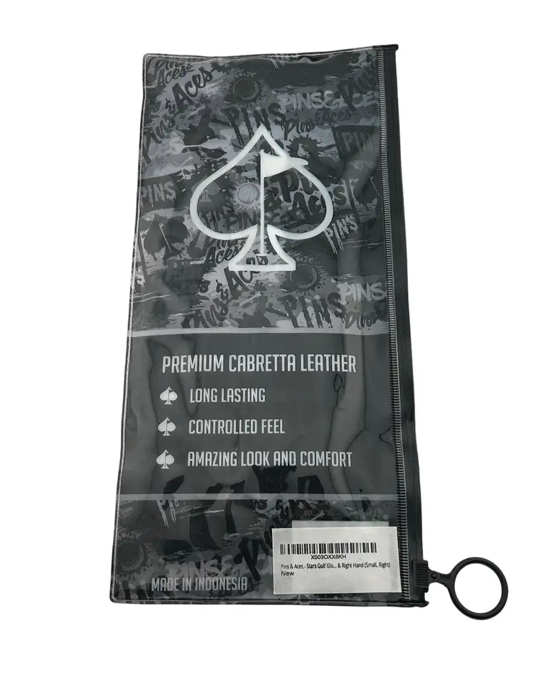 PINS & ACES MEN'S GOLF GLOVE PREMIUM TOUR GLOVE - ELEPHANT PRINT