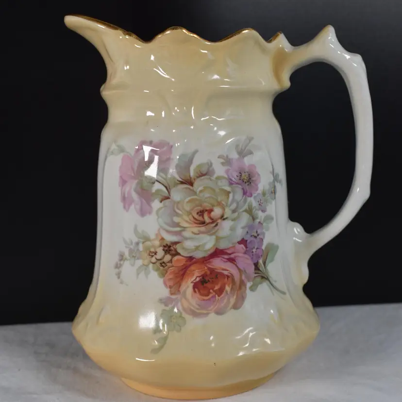 Old Foley Floral Pitcher James Kent Ltd. Staffordshire England Roses