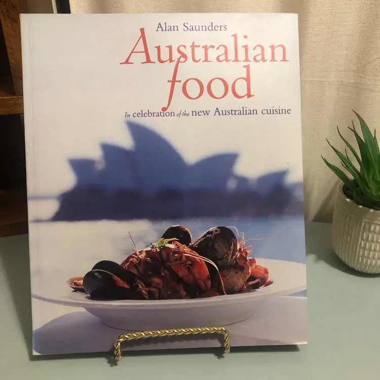 Australian Food Cookbook In celebration of the new Australian Cuisine Alan Sanders Vintage Book