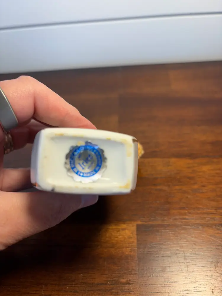 Vintage Irice Floral Perfume Atomizer