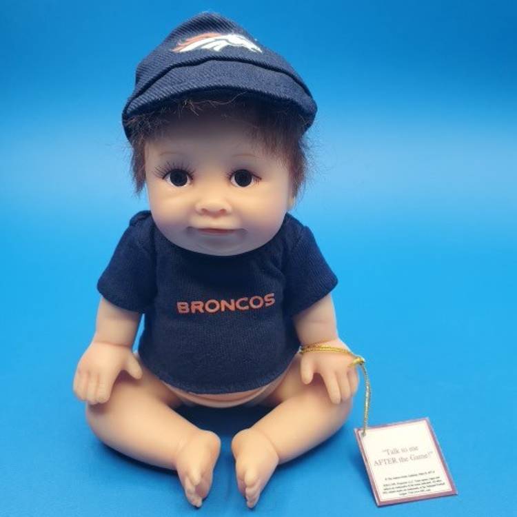 Ashton Drake Porcelain Baby Doll Broncos Talk To Me After the Game