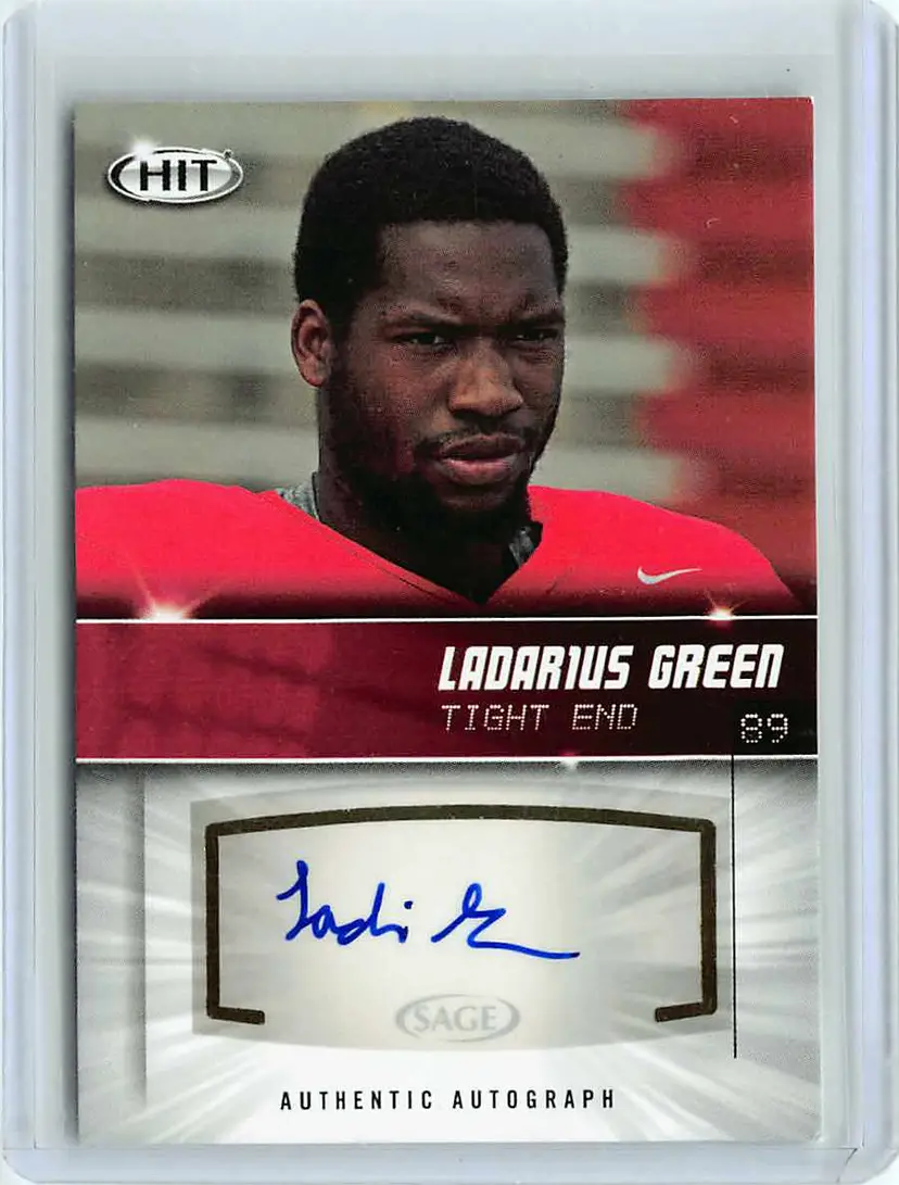 2012 SAGE Hit Autographs Ladarius Green #A89 Auto RC Louisiana Lafayette
