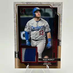 MAX MUNCY 2021 MUSEUM COLLECTION MEANINGFUL MATERIAL #02/10
