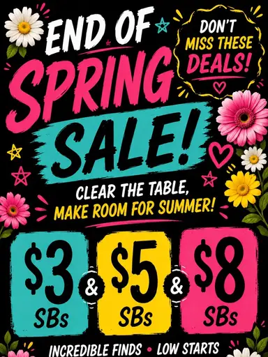 🌸Still Loading…Pop Up End Of Spring Sale🌼