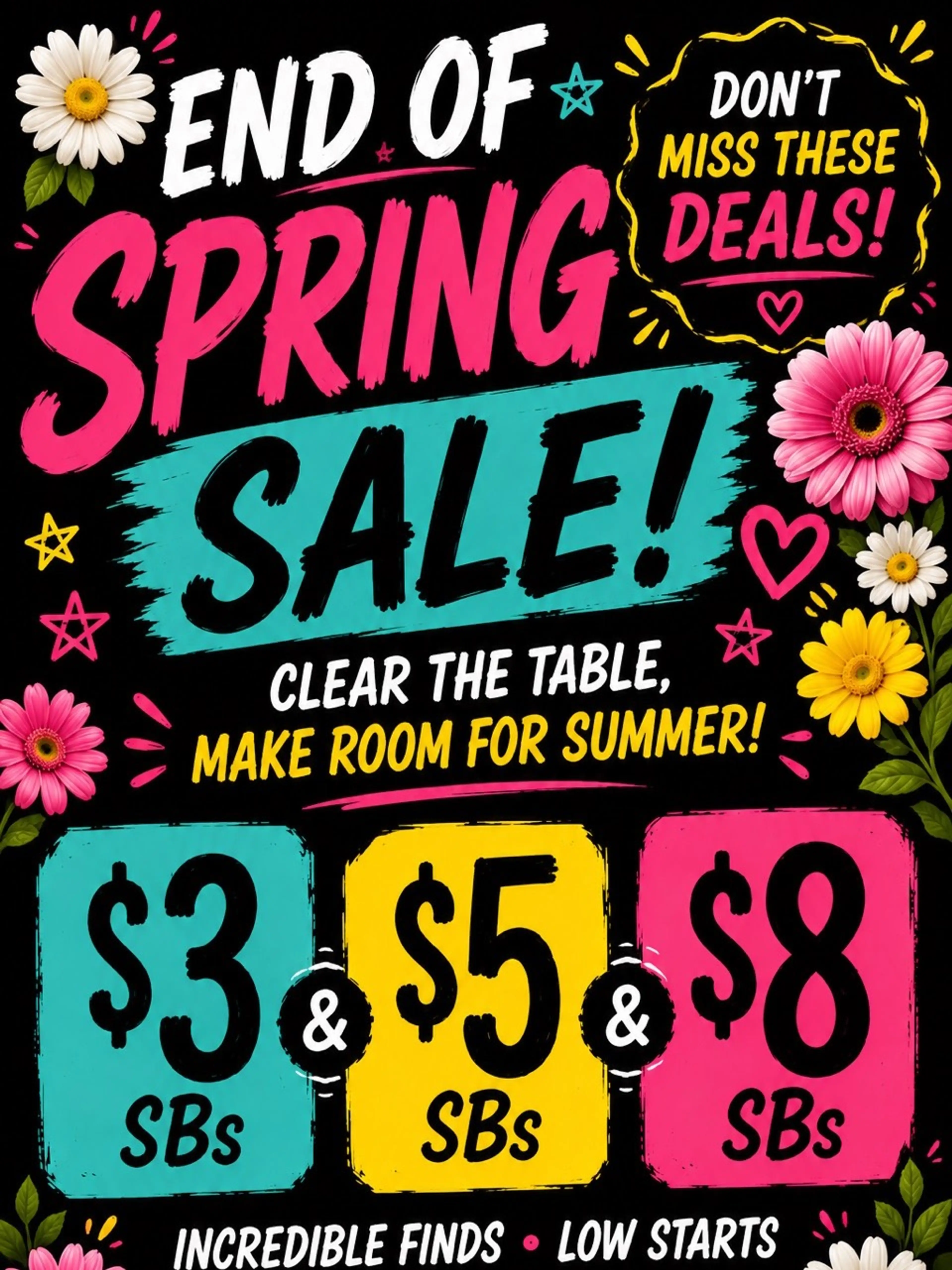 🌸Still Loading…Pop Up End Of Spring Sale🌼