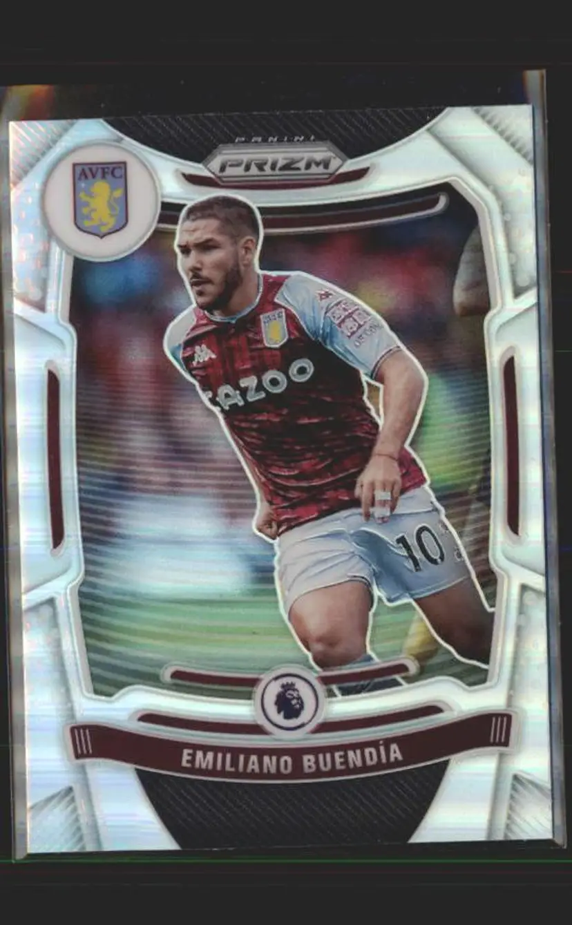 2021-22 Panini Prizm Premier League #127 Emiliano Buendia Silver - ( 138 ) - Aston Villa