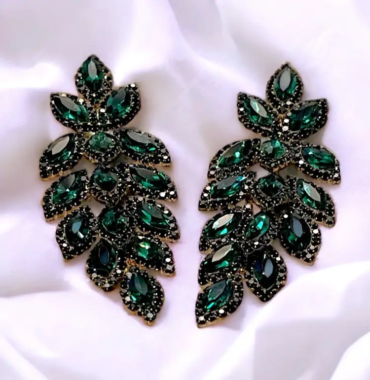 Beautiful Crystal Dangle Earrings