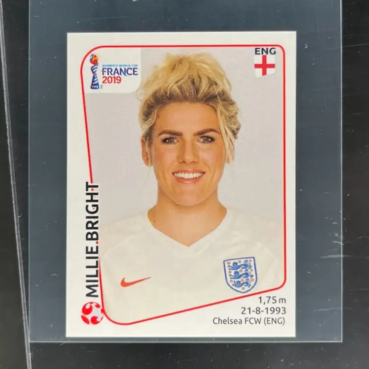 Millie Bright 2019 Panini Women’s World Cup Sticker England Soccer Card