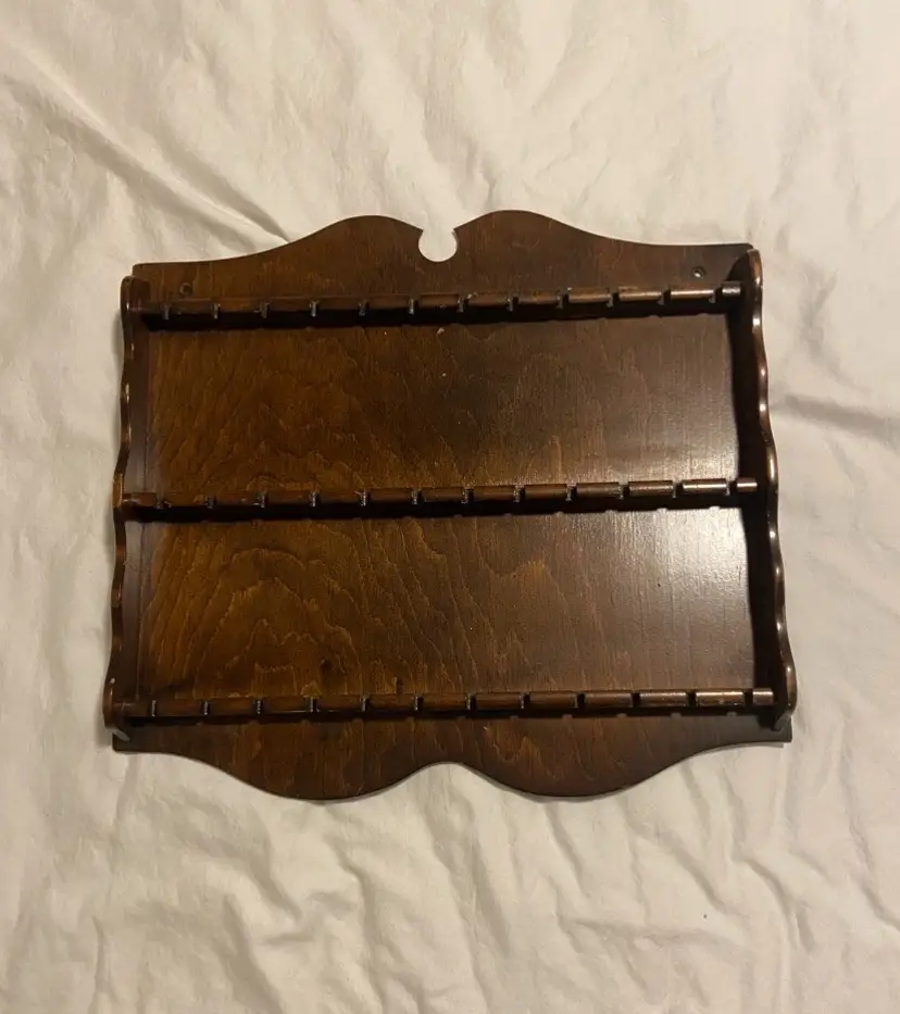 Vintage Spoon Display Shelf - Holds 36 Spoons Country CottageCore Rustic Farmhouse