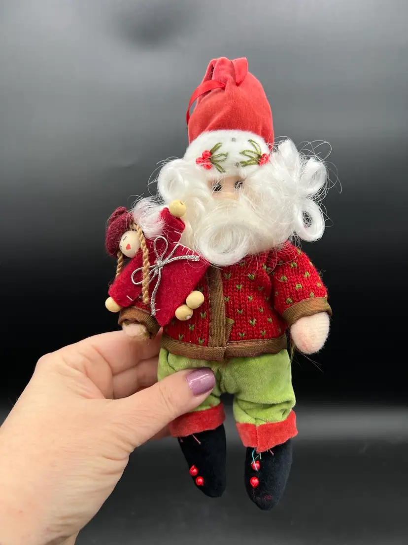 024. Plushie Santa Ornament