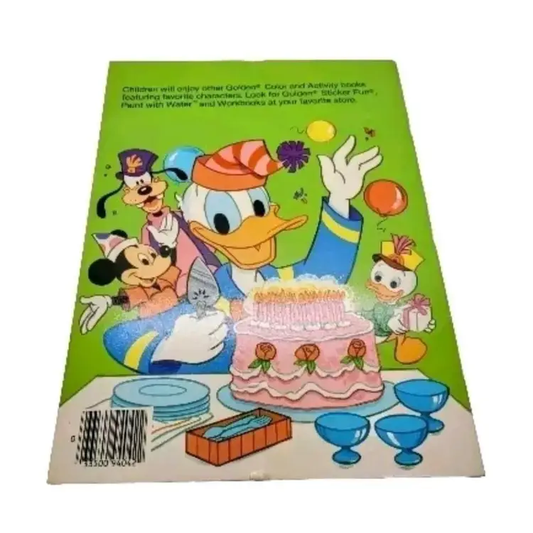 Vintage New Donald Duck 1984 Disney Golden Activity Book