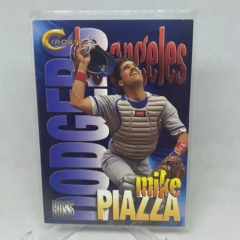 Mike Piazza 1997 Skybox Circa Boss #13 New York Mets Los Angeles Dodgers