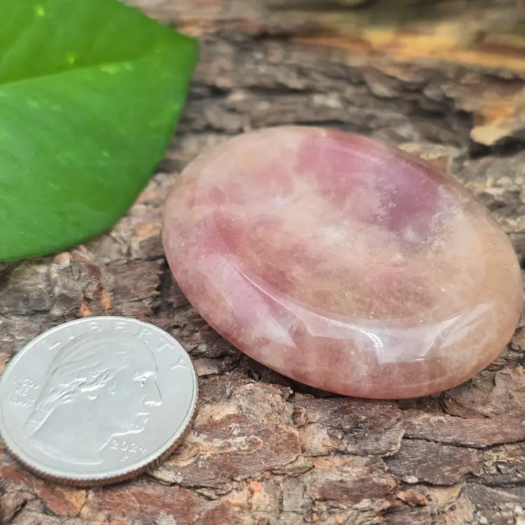 Sunstone Worry Stone from India ~ Polished Crystals