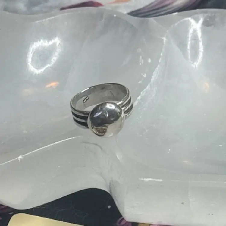 Triple Band Recycled Silver Ring