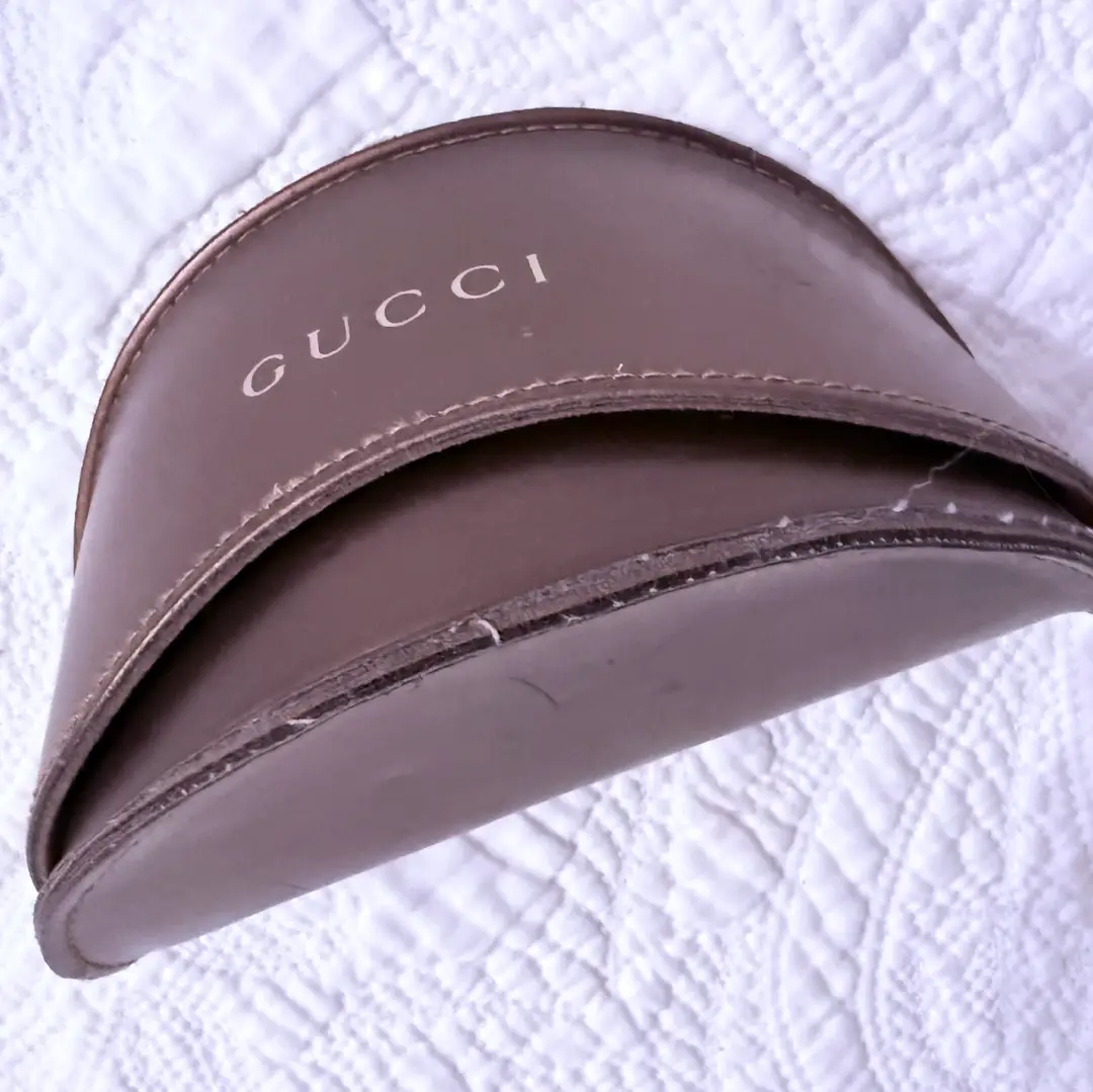 Gucci Brown Leather Case
