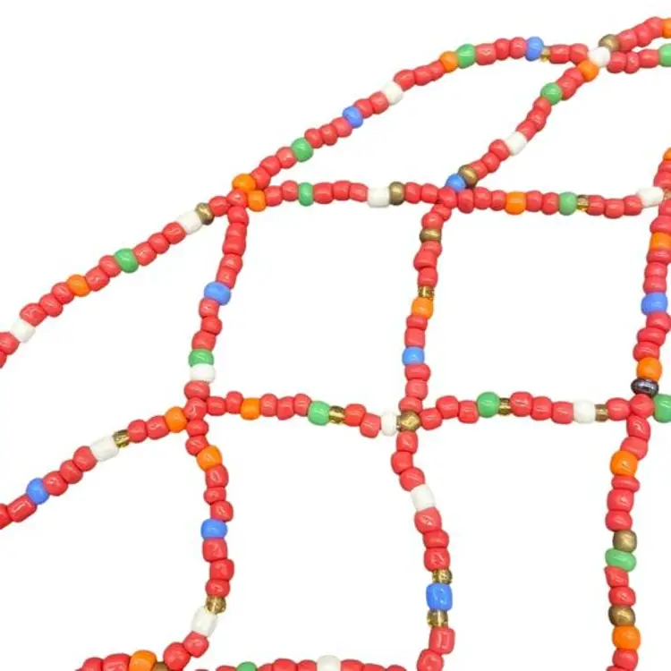 Red Multi Strand Beads-Standard Length-Maasai