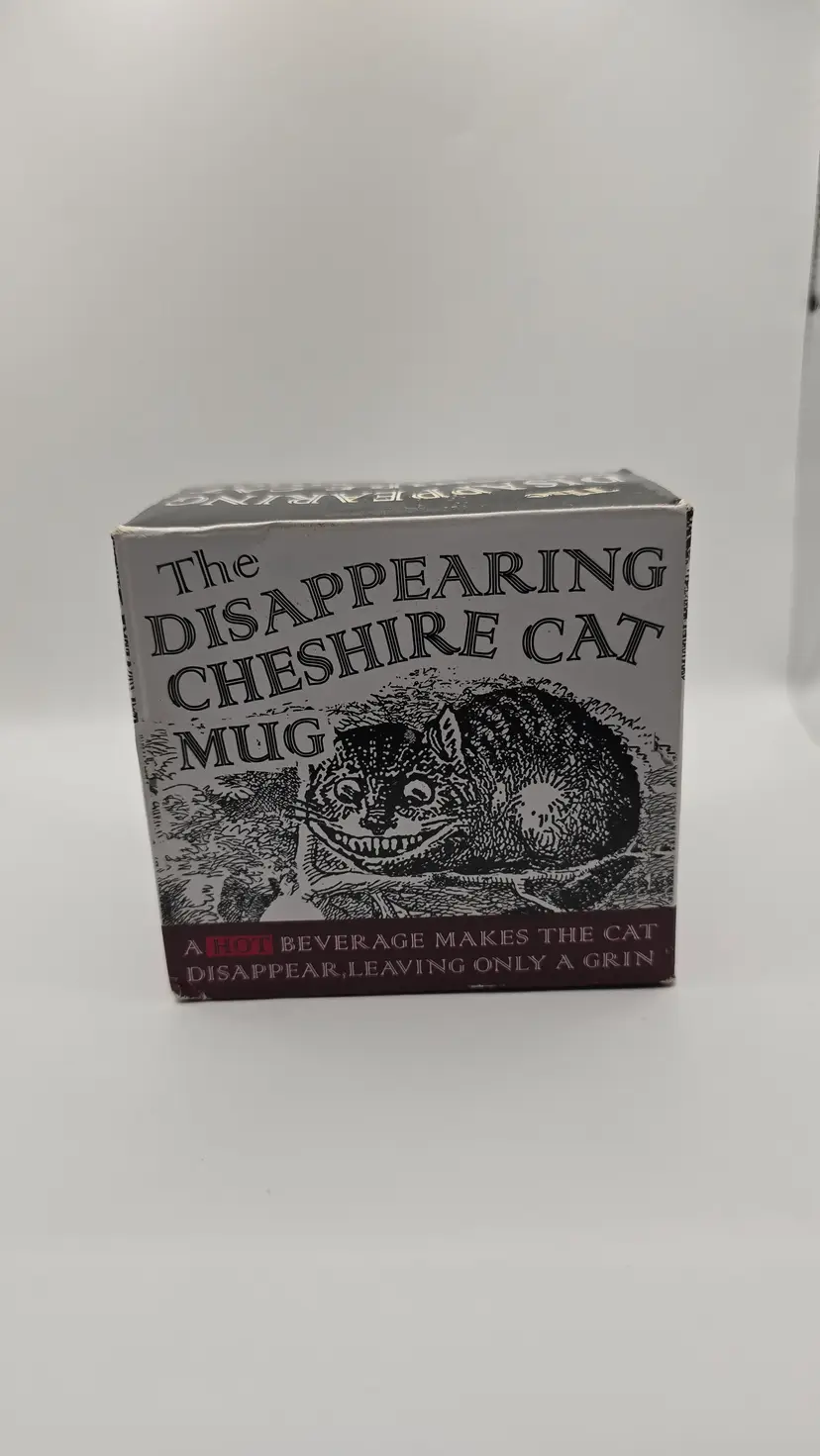 NEW Disappearing Cheshire Cat Mug – Unemployed Philosophers Guild – Alice in Wonderland