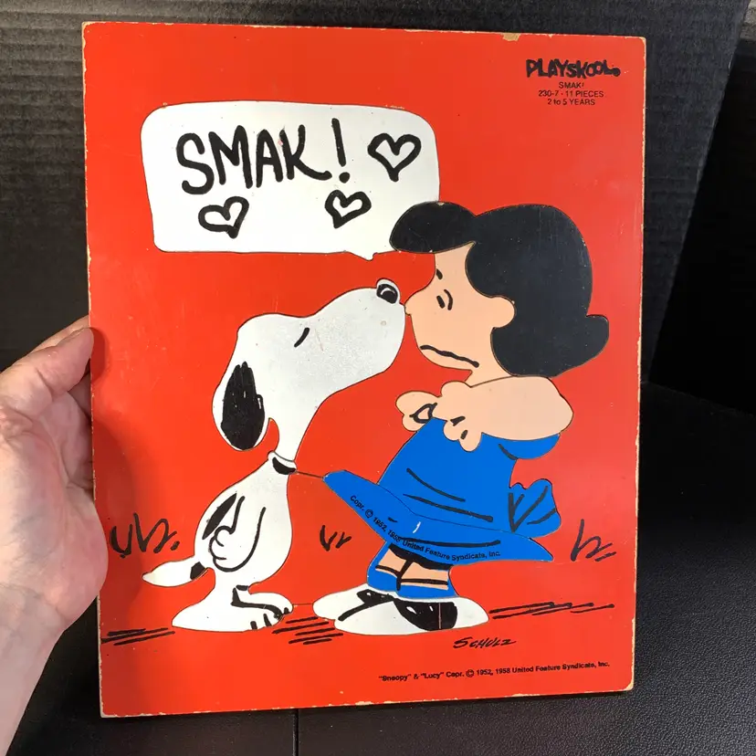 Playskool Snoopy & Lucy Puzzle