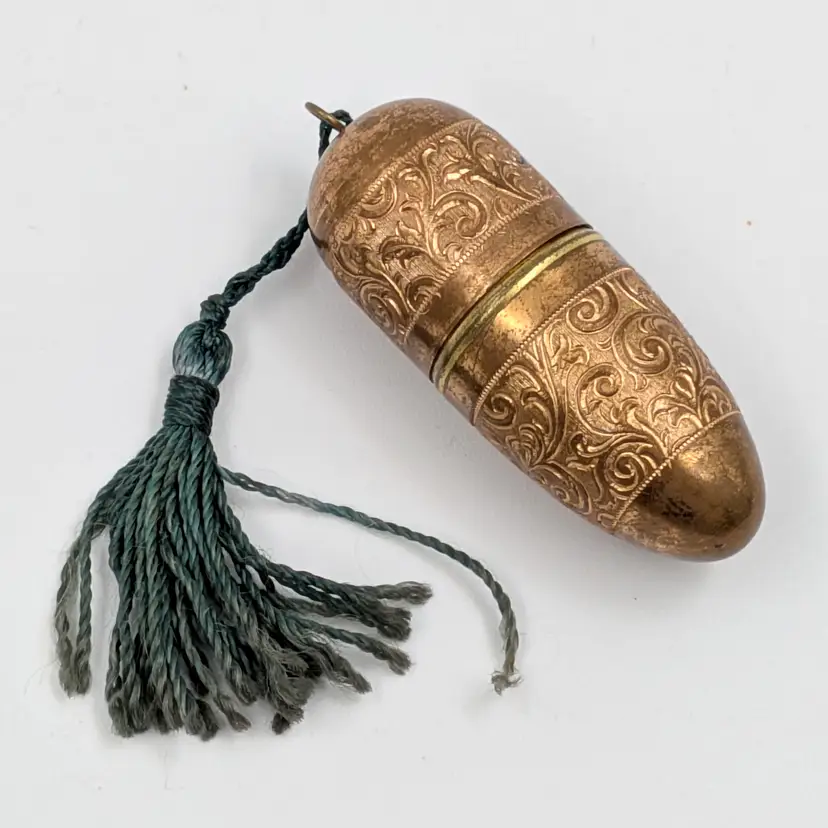 Chatelaine Etui Bullet Acorn Travel Sewing Kit Vintage German