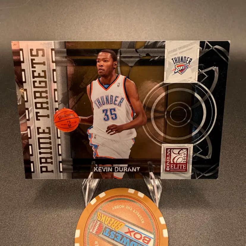 Kevin Durant Prime Targets #/100. 2009 Panini Donruss Elite Houston Rockets