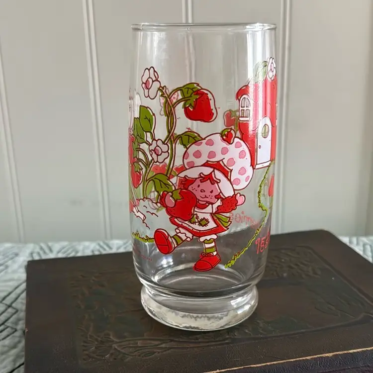 Strawberry Shortcake Tall Glass
