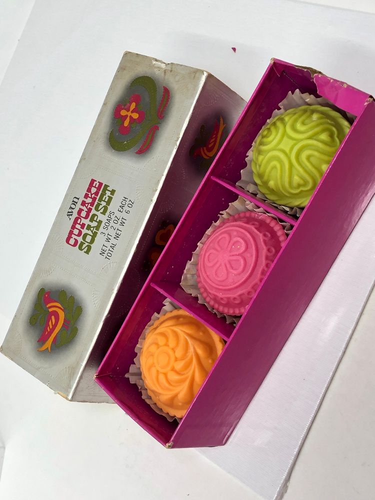Avon Cupcake Soap Set for Display Only
