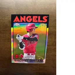 86BC-9 Shohei Ohtani - Los Angeles Angels - Topps Chrome 2021 - 1986 Refractors