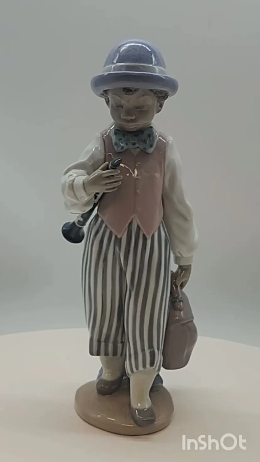Lladro 5928 Jazz Band Series Clarinet Player Black Legacy Collection Retired