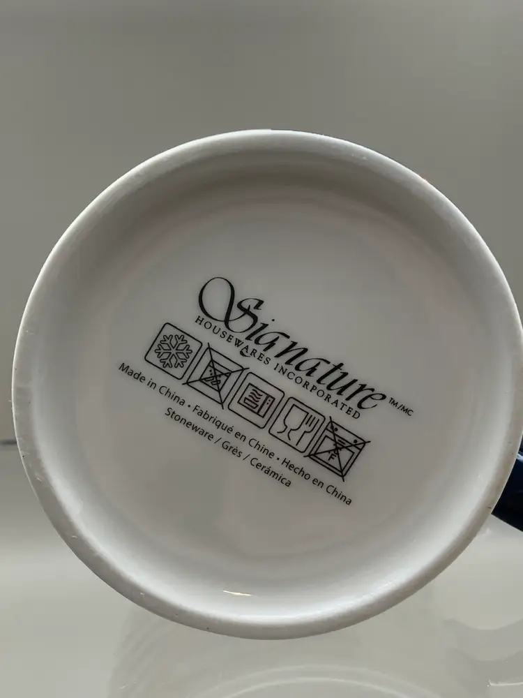 Signature Housewares Hipster Animal Ricky Raccoon Mug