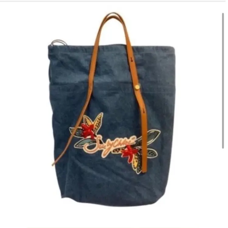 See by Chloe Denim Cactus Tote Bag