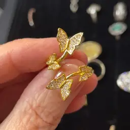 Adjustable Butterfly Ring