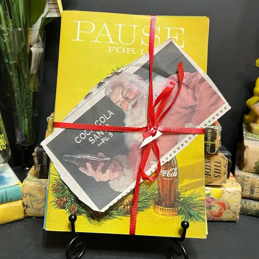 MARKDOWN! Pause For Living Distributed By Coca Cola Bottling Co, Set Of 4-AMAZING Graphics!