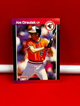 1989 Donruss Collector Baseball Trading Card Orioles Joe Orsulak #287