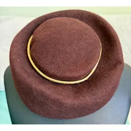 Vintage Brown Imperial Wool Ladies Hat