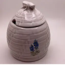 LBB Frankoma Ceramic Honey Jar #803 4.75” x 3.75”