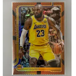 Lebron James 2025 Topps Chrome Bball Parallel #127 Lakers