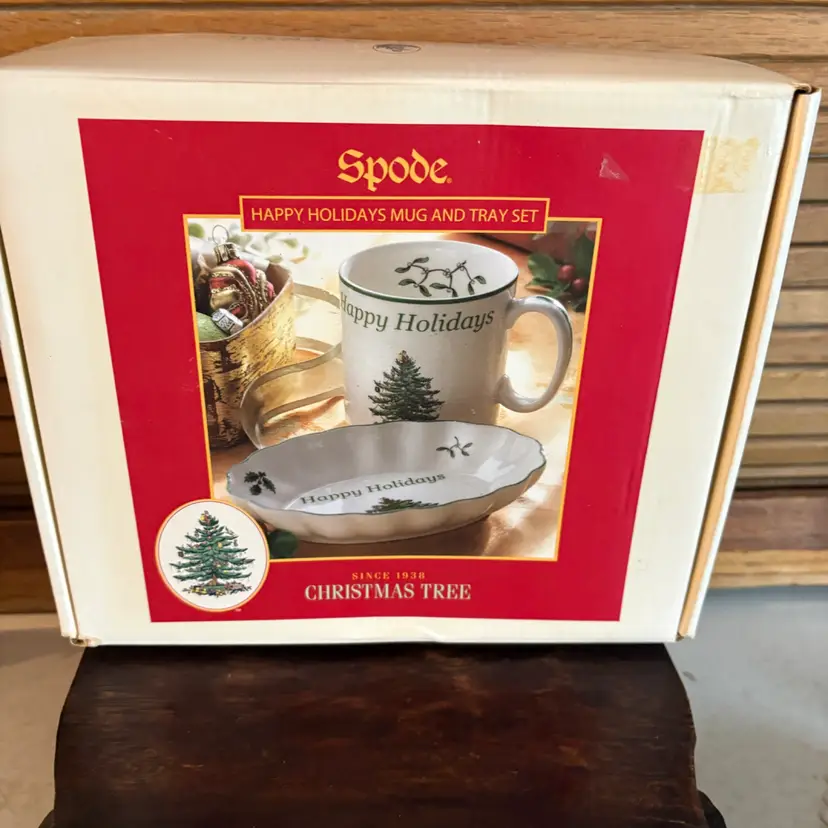 Spode Cup and dish in box Vintage Set