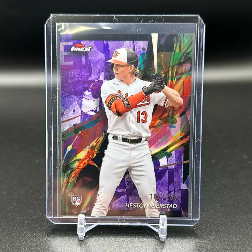 Heston Kjerstad 2024 Topps Finest RC Common Purple /250 Baltimore Orioles