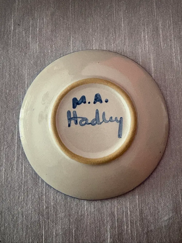 Hadley Country Scene Cow Plate