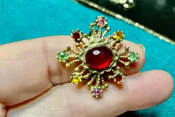 Beautiful Gemstone Ring. It’s Adjustable And It Makes A Statement!