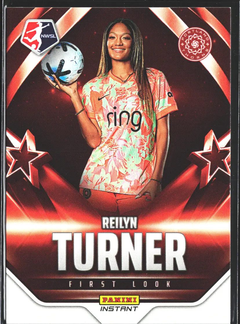 Reilyn Turner Soccer Card Limited Edition NWSL First Look 1st Panini Card - Only 169 Made! Portland Thorns FC