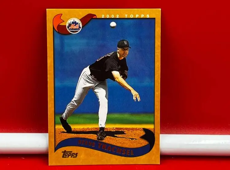 2002 Topps Collector Baseball Trading Card Mets Steve Trachsel #476