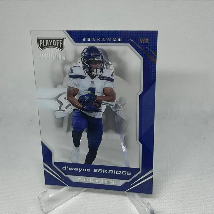 2021 Panini Chronicles Football D'WAYNE ESKRIDGE RC Playoff Momentum Seattle Seahawks 