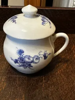 Aplico LAMALLE NY CITY pattern VINTAGE MUSTARD JAR-set of 2